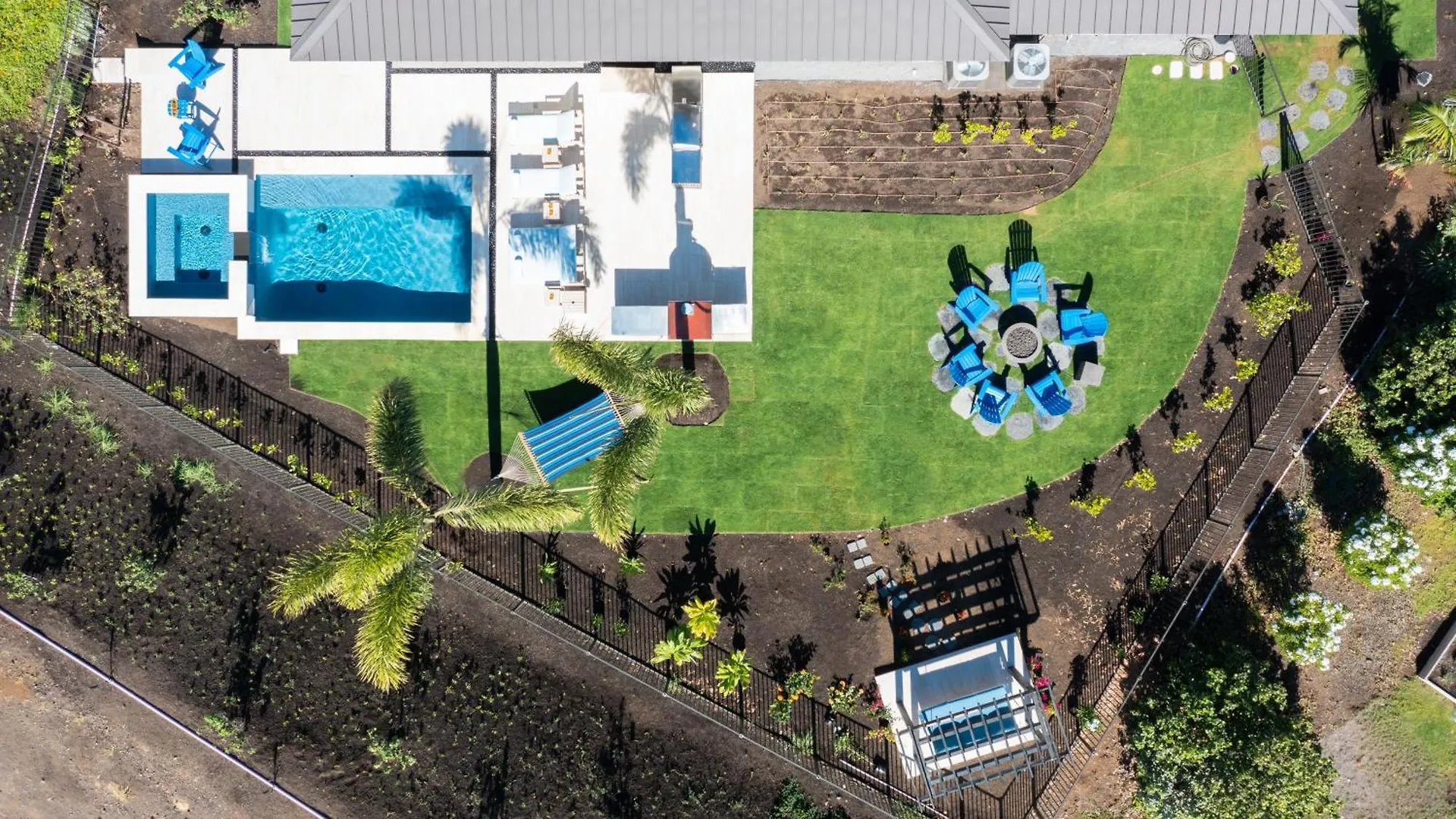 Blue Serenity Luxurious Home In Private Community With Heated Private Pool Spa Detached Ohana Suite Waimea  Semesterbostad Waimea (Hawaii)