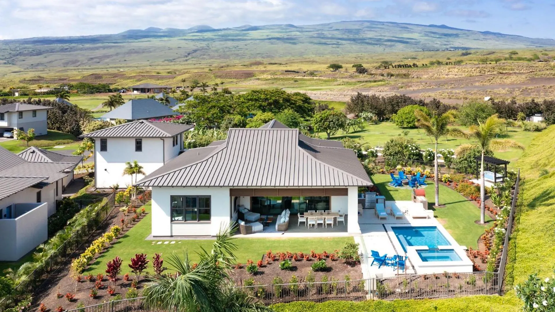 Blue Serenity Luxurious Home In Private Community With Heated Private Pool Spa Detached Ohana Suite Waimea  0*, Waimea (Hawaii) USA