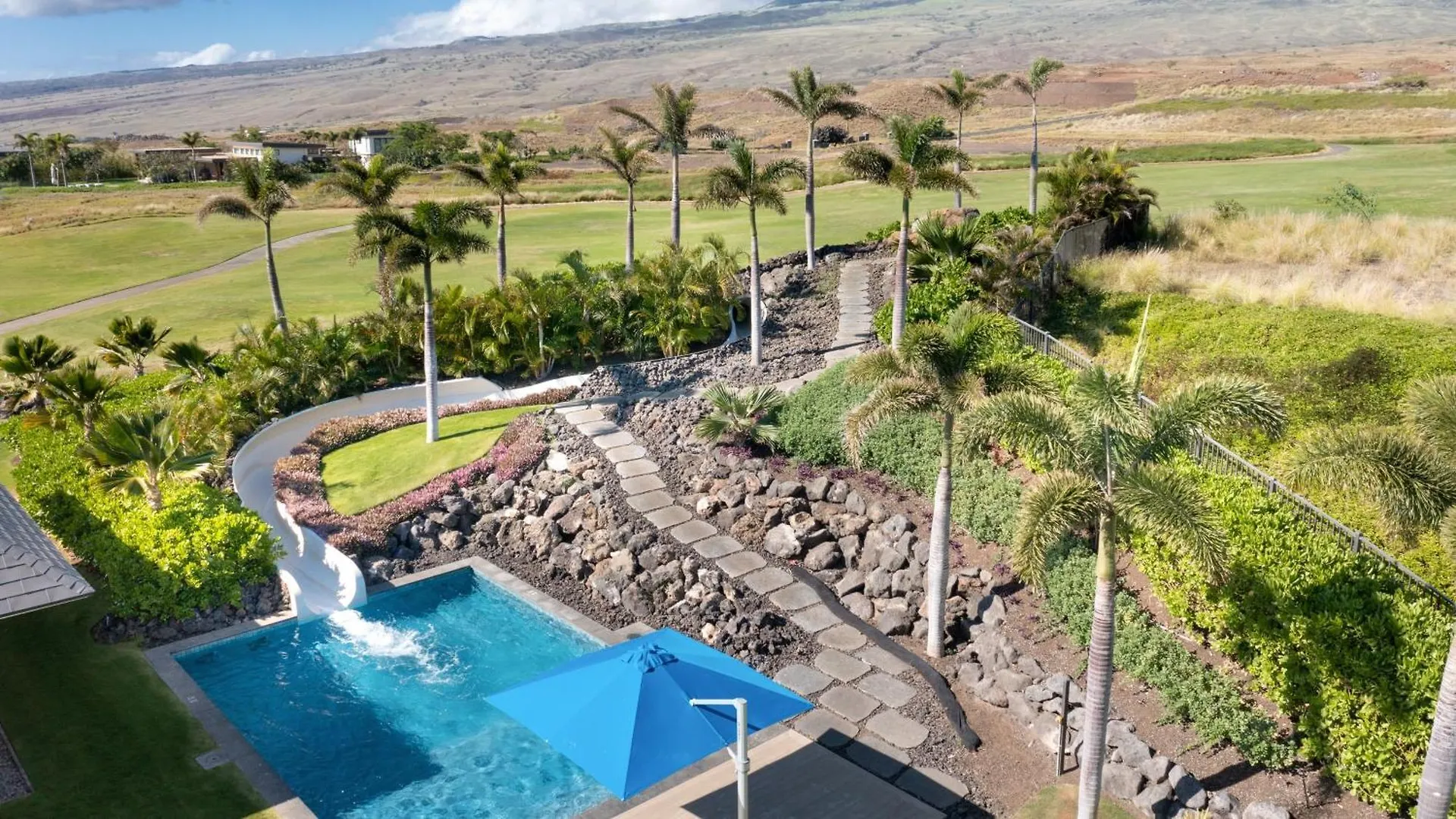 Blue Serenity Luxurious Home In Private Community With Heated Private Pool Spa Detached Ohana Suite Waimea  0*, Waimea (Hawaii)