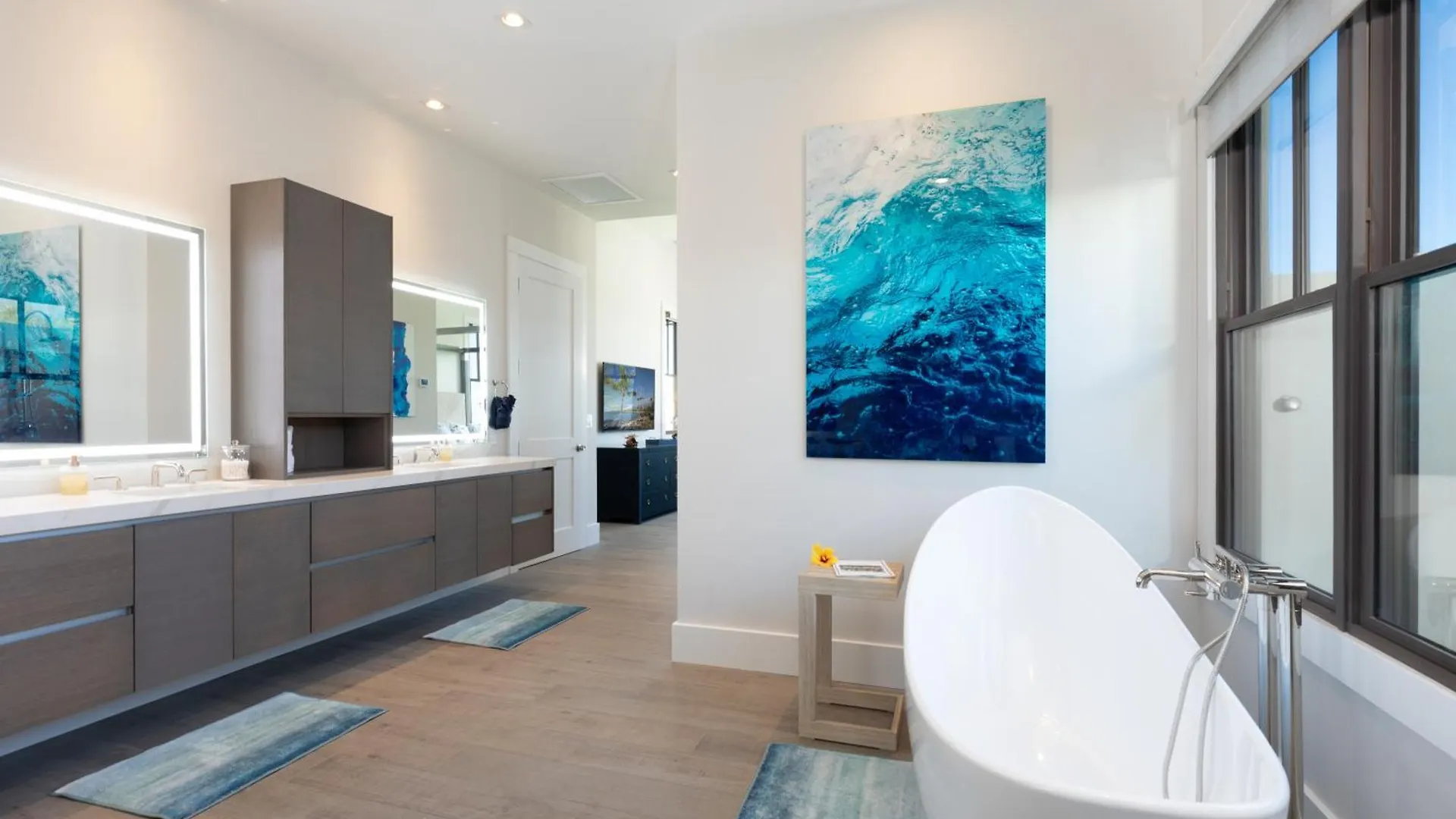 Semesterbostad Blue Serenity Luxurious Home In Private Community With Heated Private Pool Spa Detached Ohana Suite Waimea