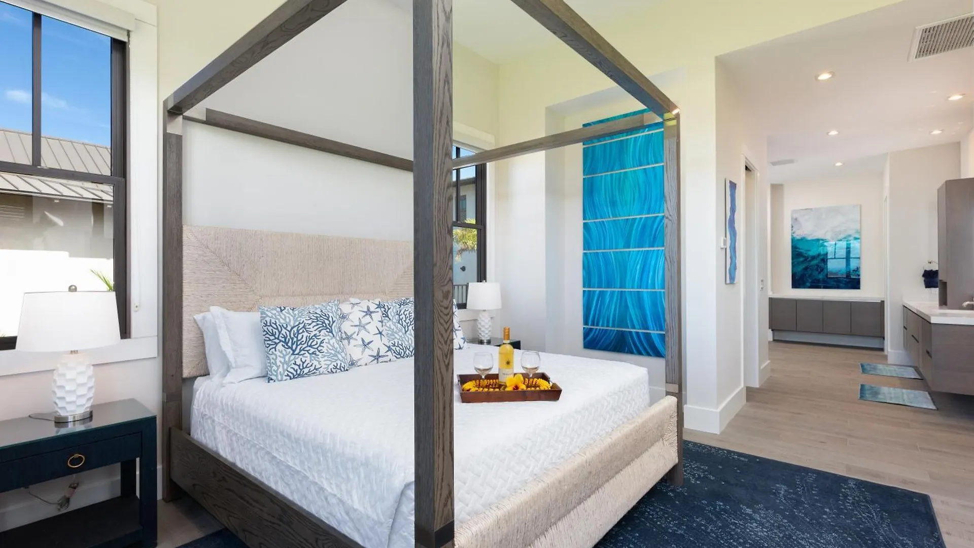 Blue Serenity Luxurious Home In Private Community With Heated Private Pool Spa Detached Ohana Suite Waimea  Semesterbostad Waimea (Hawaii)