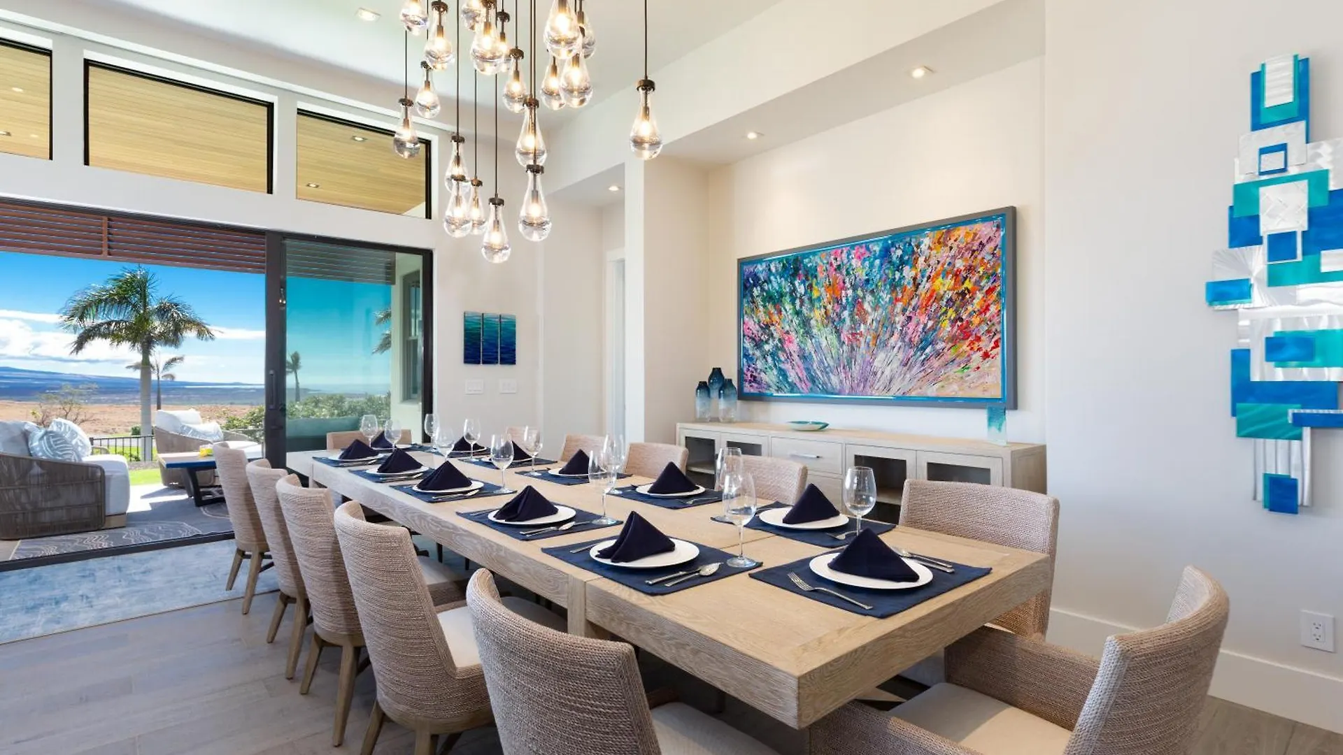 Blue Serenity Luxurious Home In Private Community With Heated Private Pool Spa Detached Ohana Suite Waimea  Semesterbostad Waimea (Hawaii)