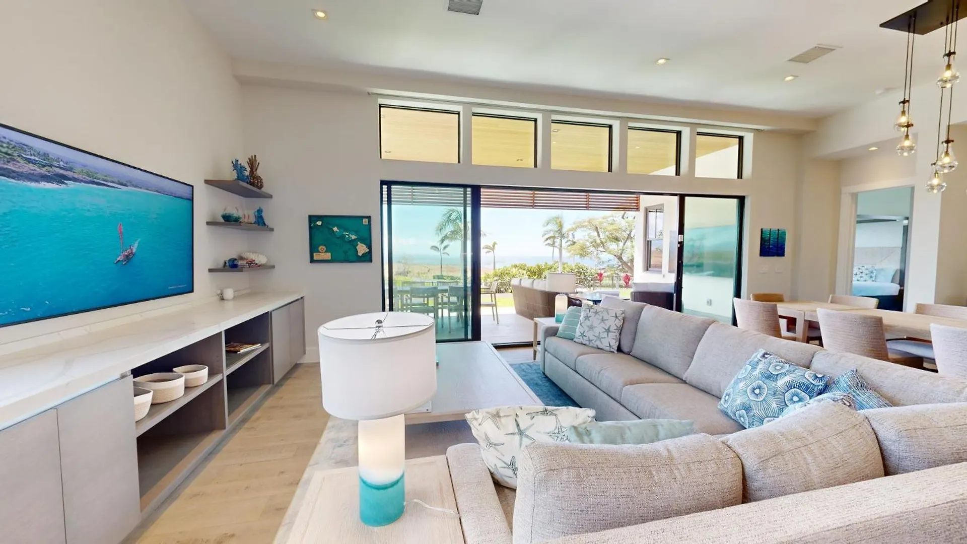 Blue Serenity Luxurious Home In Private Community With Heated Private Pool Spa Detached Ohana Suite Waimea  Semesterbostad Waimea (Hawaii)