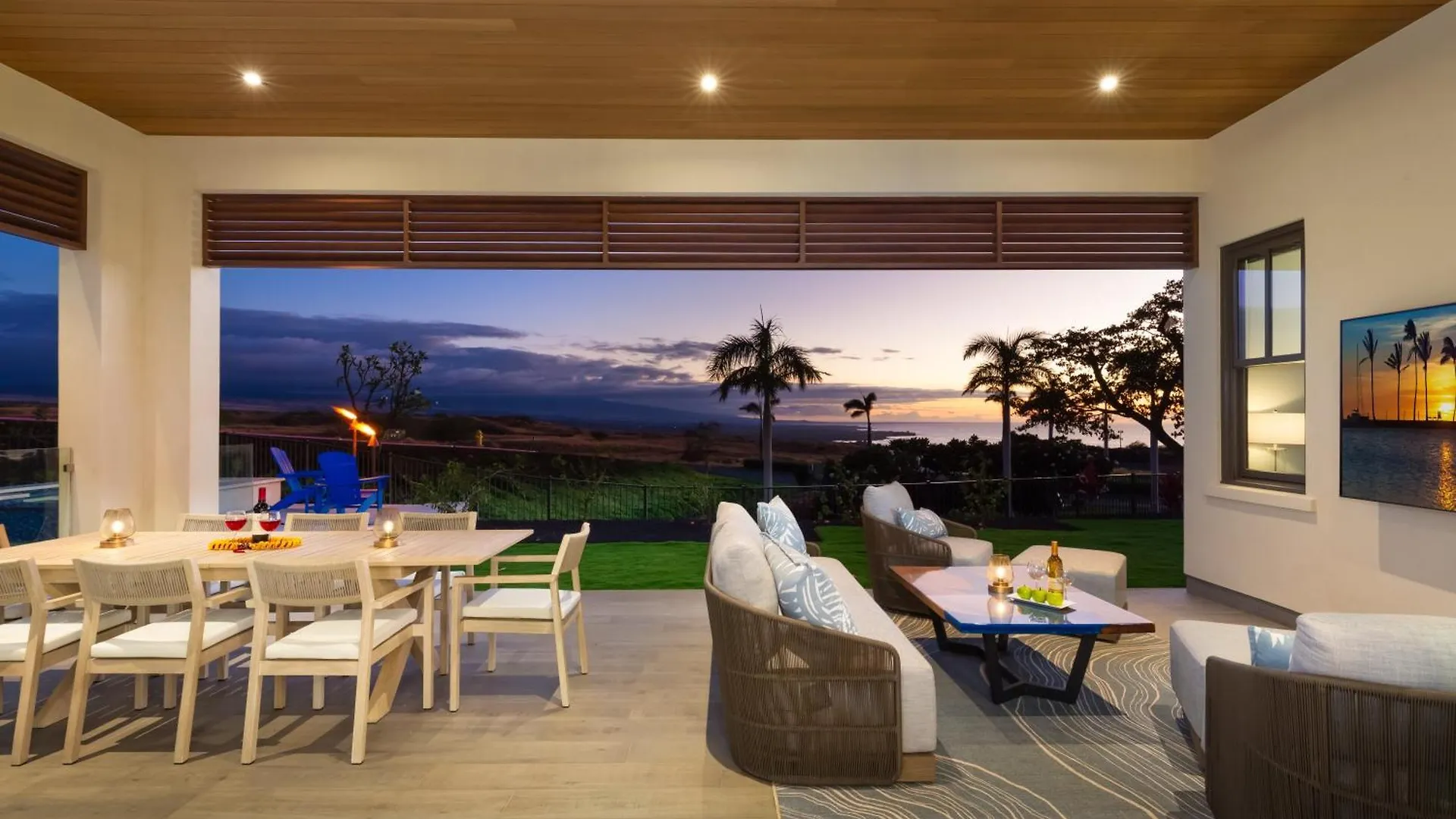 Blue Serenity Luxurious Home In Private Community With Heated Private Pool Spa Detached Ohana Suite Waimea  0*, Waimea (Hawaii)