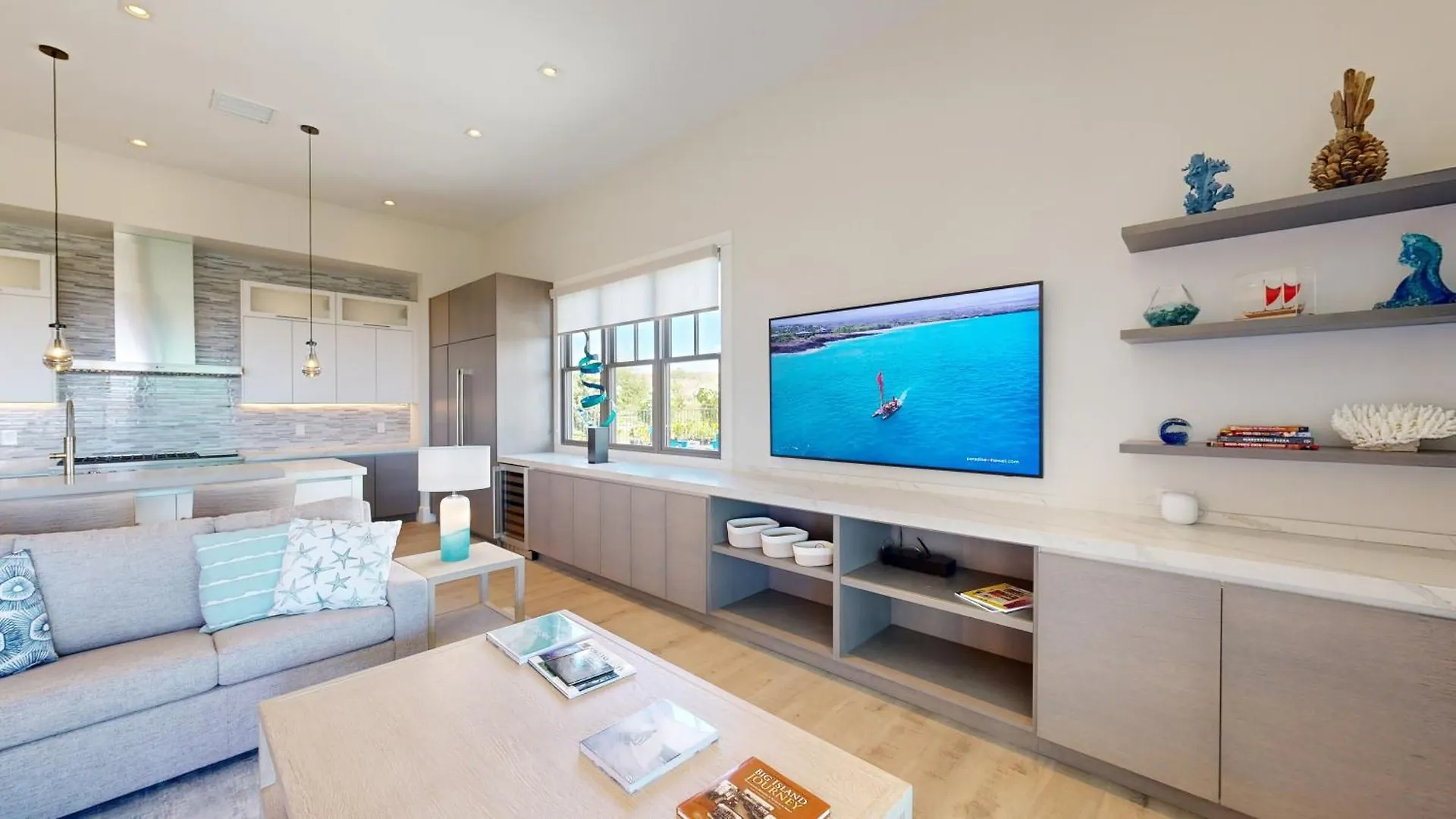 Semesterbostad Blue Serenity Luxurious Home In Private Community With Heated Private Pool Spa Detached Ohana Suite Waimea  USA